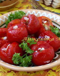 Малосольные помидоры в пакете