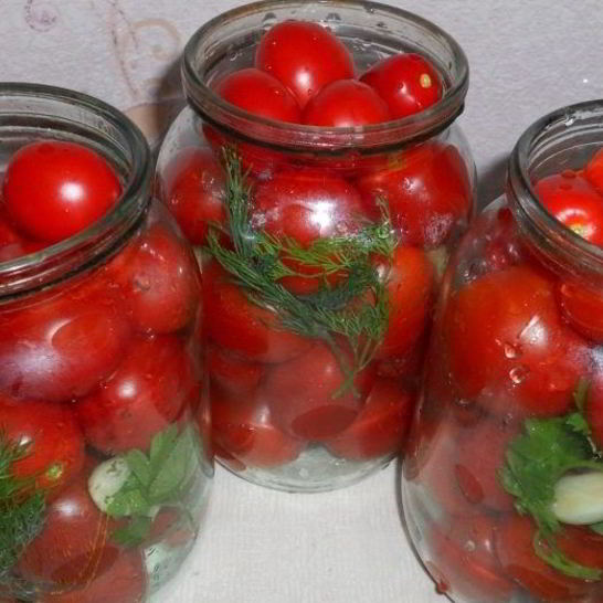 Рецепт помидоров в собственном соку