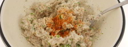 сало, перекрученное с чесноком. Шаг 5