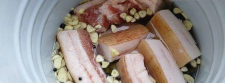 сало в тузлуке. Шаг 4