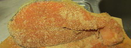 слабосоленая форель. Шаг 5