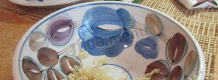 соленое сало с перцем и чесноком. Шаг 2