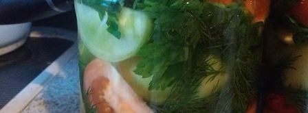 соленые зеленые помидоры по-грузински. Шаг 6