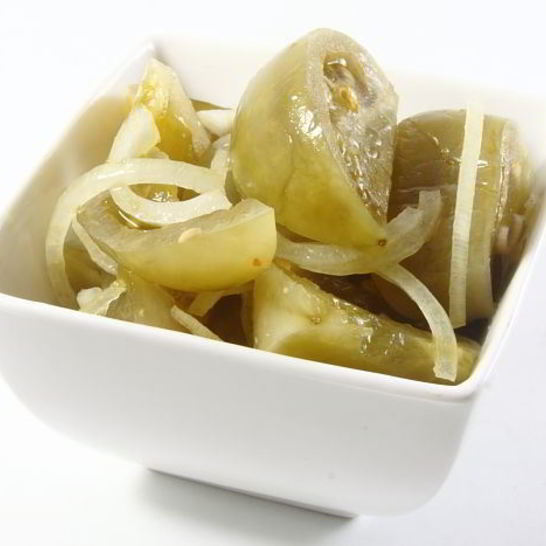 Рецепт соленых зеленых помидоров