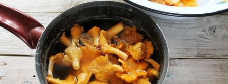 соленые лисички на зиму. Шаг 3