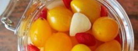 соленые помидоры на зиму в банках. Шаг 3