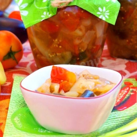 Рецепт соте из овощей на зиму