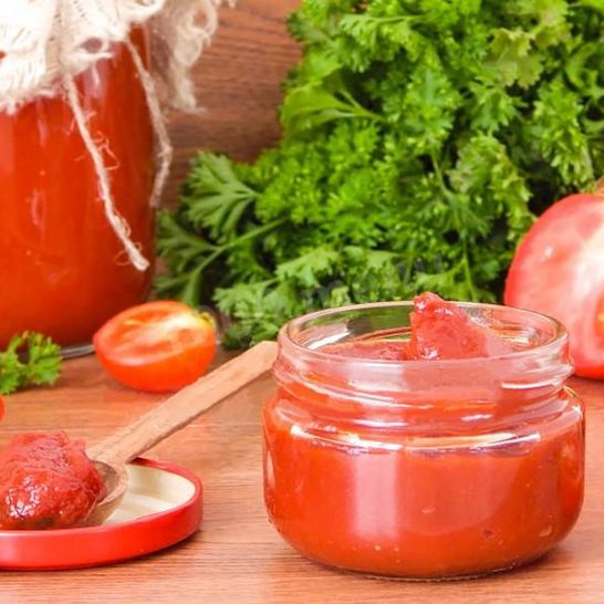 Рецепт томатной пасты с чесноком на зиму