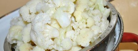 цветная капуста замороженная на зиму. Шаг 4