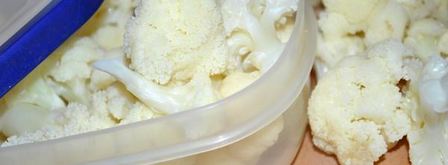 цветная капуста замороженная на зиму. Шаг 6