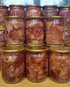 Тушенка на зиму в мультиварке