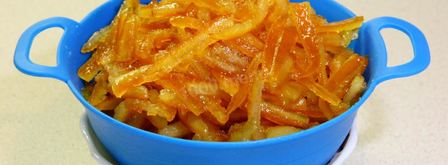 апельсиновые цукаты из кожуры. Шаг 13