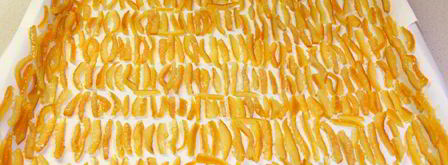 апельсиновые цукаты из кожуры. Шаг 14