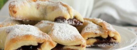 кифлики с вишневым вареньем. Шаг 3