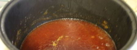 конфитюр из персиков, нектаринов, абрикосов с клубникой в мультиварке. Шаг 7