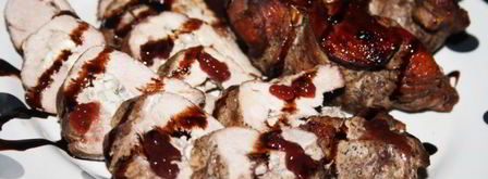 конверты из утиных грудок с голубым сыром и малиновым конфитюром. Шаг 9