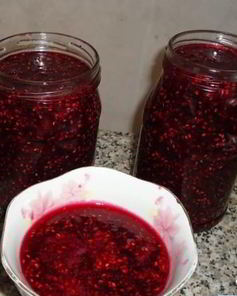 Малиновое варенье с апельсином