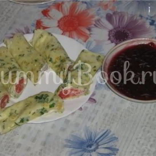 Рецепт рулетиков с лососем слабого соления с малиновым вареньем