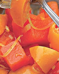 Тыквенный конфитюр с мандаринами