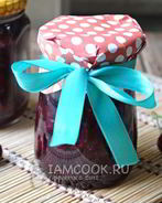 Варенье из черешни с желатином