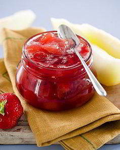 Варенье из дыни и клубники в мультиварке