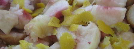 варенье из инжирного персика с лимоном и розовым перцем. Шаг 3