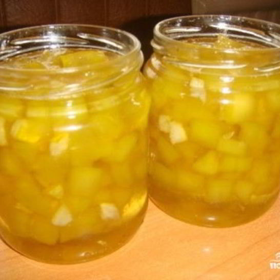 Рецепт варенья из кабачков дольками
