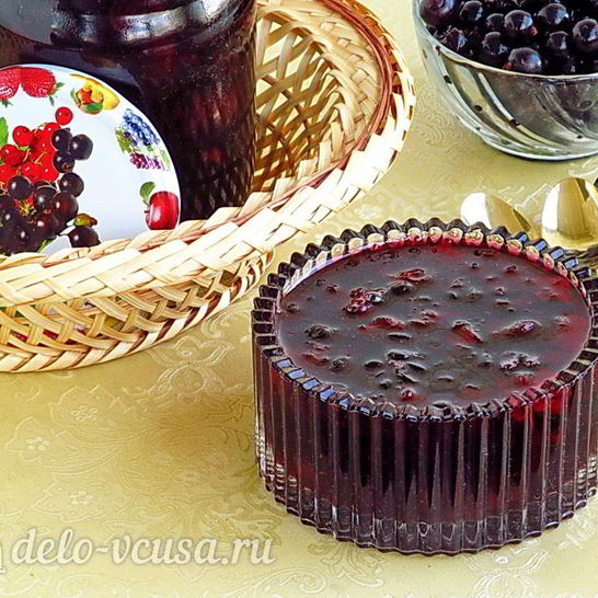 Рецепт варенья из кабачков и черной смородины