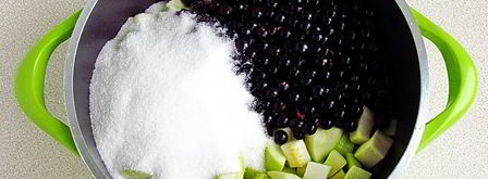 варенье из кабачков и черной смородины. Шаг 3