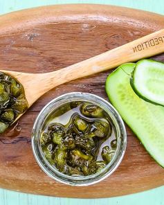 Варенье из огурца, лайма и мяты