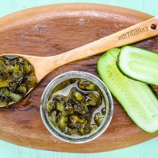 Рецепт варенья из огурца, лайма и мяты