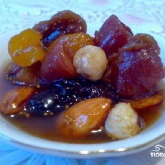 Рецепт варенья из сухофруктов и орехов