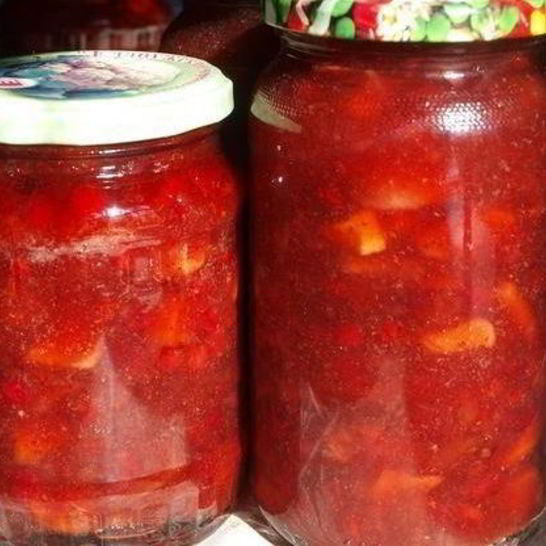 Рецепт варенья из яблок с брусникой