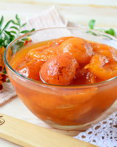 Варенье из жерделей дольками