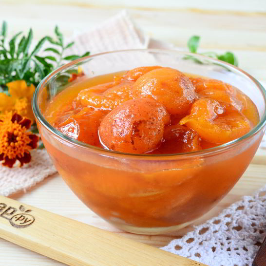 Рецепт варенья из жерделей дольками