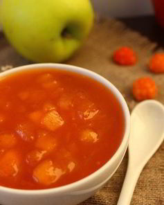 Яблочно-морошковый конфитюр с мартини