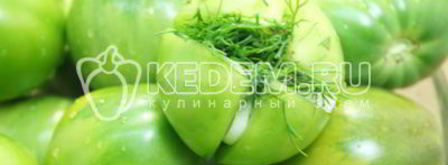 вкусные зеленые помидоры на зиму. Шаг 5