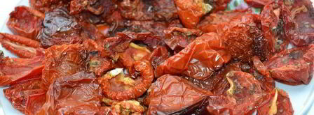 вяленые помидоры с лимонным базиликом. Шаг 2