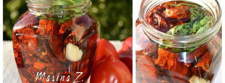 вяленые помидоры с лимонным базиликом. Шаг 4