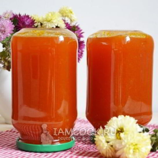 Рецепт яблочно-морковного пюре на зиму