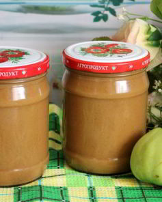 Яблочное пюре с вареной сгущенкой на зиму