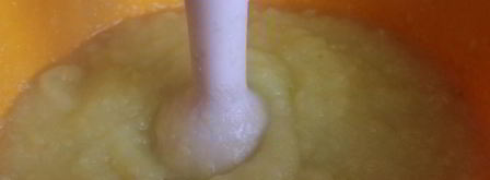 яблочное пюре с вареной сгущенкой на зиму. Шаг 3