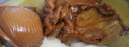 яблочное пюре с вареной сгущенкой на зиму. Шаг 4