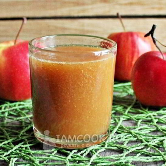 Рецепт яблочного сока с мякотью на зиму