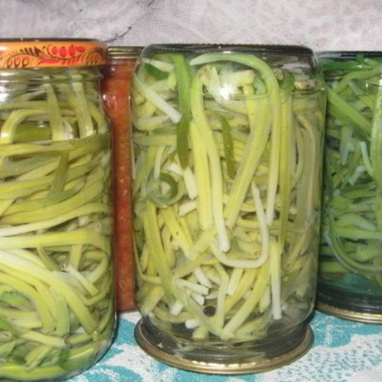 Рецепт заготовки черемши на зиму