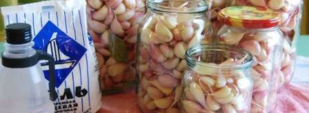 заготовка чеснока на зиму. Шаг 7