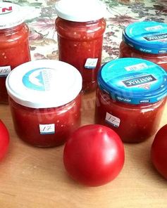 Заготовка из помидоров на зиму