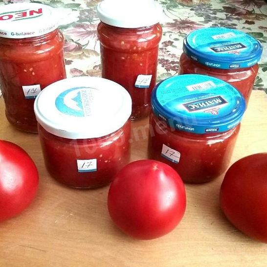 Рецепт заготовки из помидоров на зиму