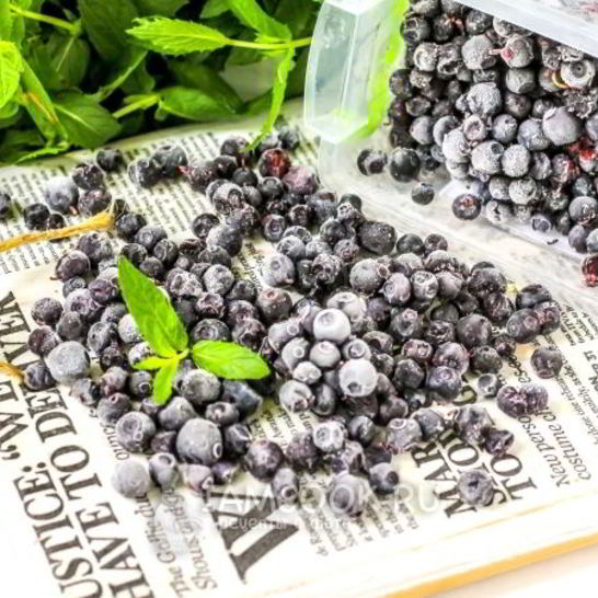 Рецепт заморозки черники на зиму