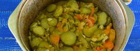 жареные огурцы на зиму. Шаг 9